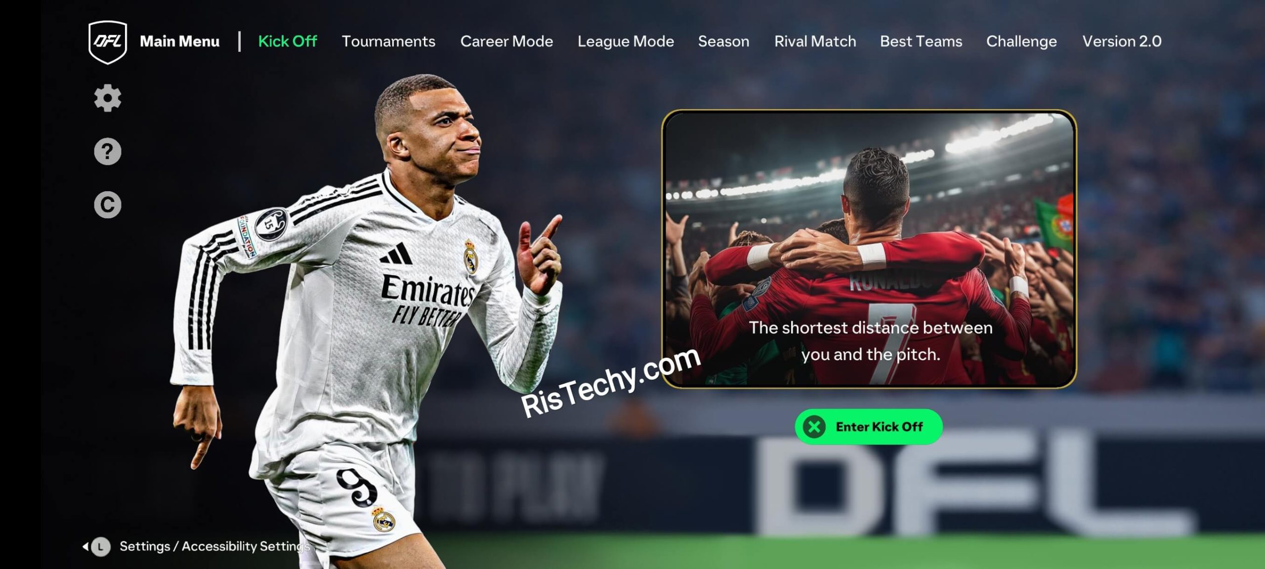 DFL 2025 Mod FIFA 16 Apk Obb Data