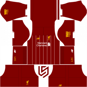 Kit Liverpool Home Dream League Soccer