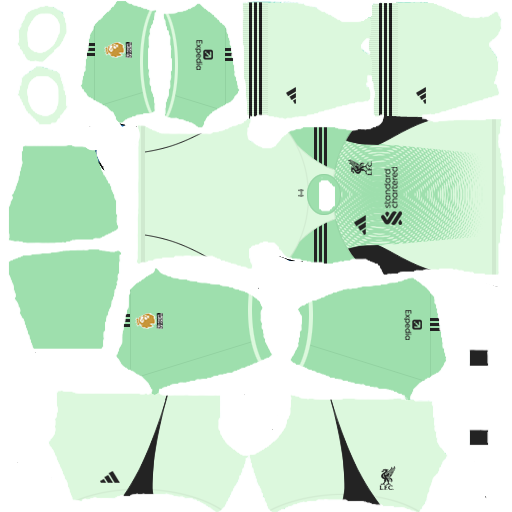 Away Goal Keeper Liverpool DLS Kit