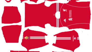 Kit Liverpool Home Dream League Soccer