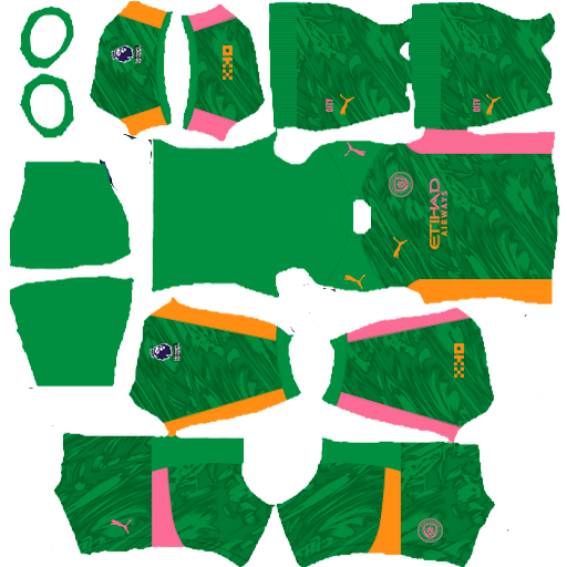 Mancheter City Goal Keeper Home DLS Kit