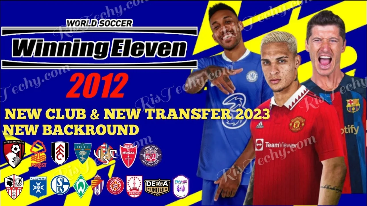 Winning Eleven 2023 Android Offline New Update Kits & Final Transfer 2023 - PES  2012 APK 