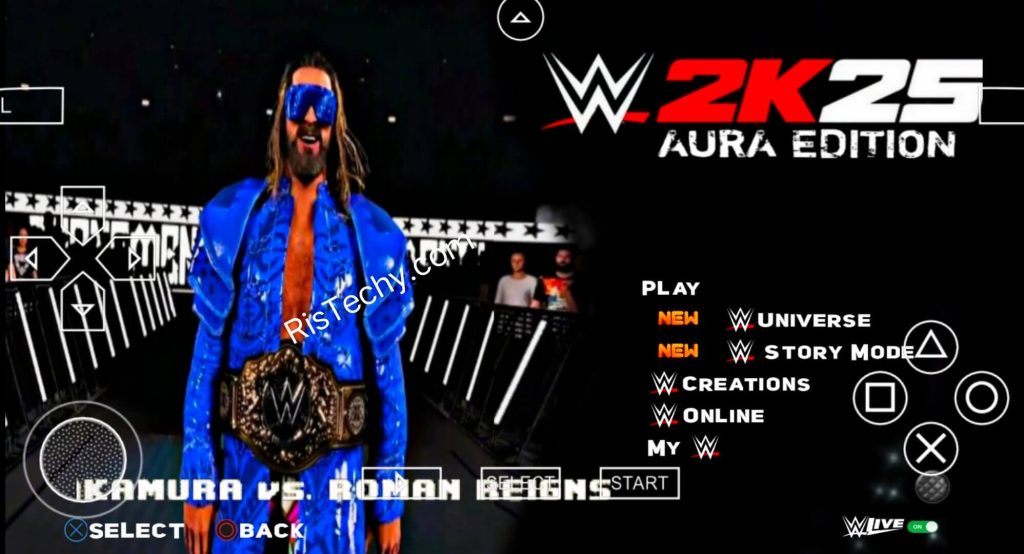 WWE 2K25 PPSSPP - PSP Iso Save Data Textures Download