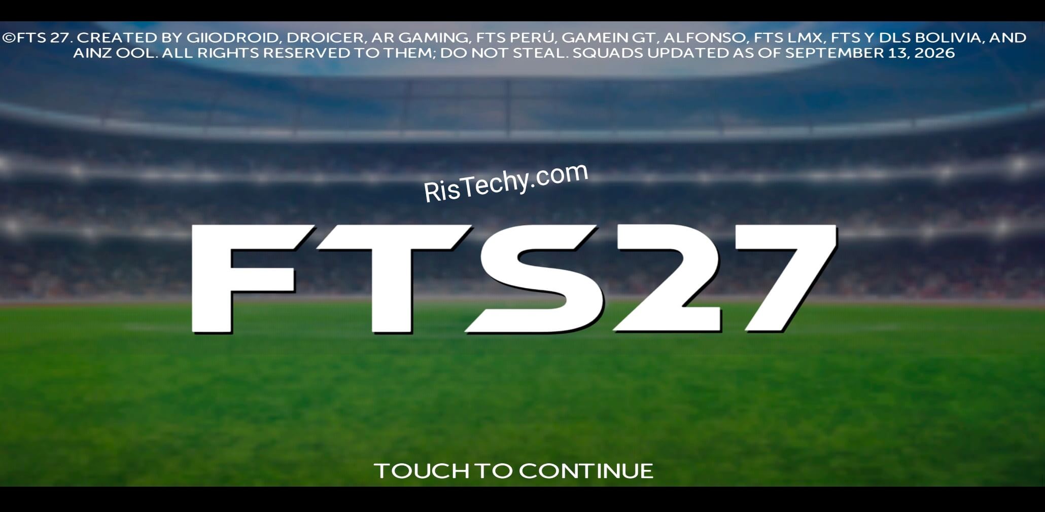 First Touch Soccer 2027 (FTS 27) Mod APK Obb Data Download