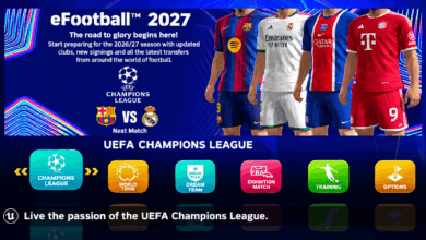 PES 2027 PPSSPP – PSP Iso PS5 Camera Download (eFootball)